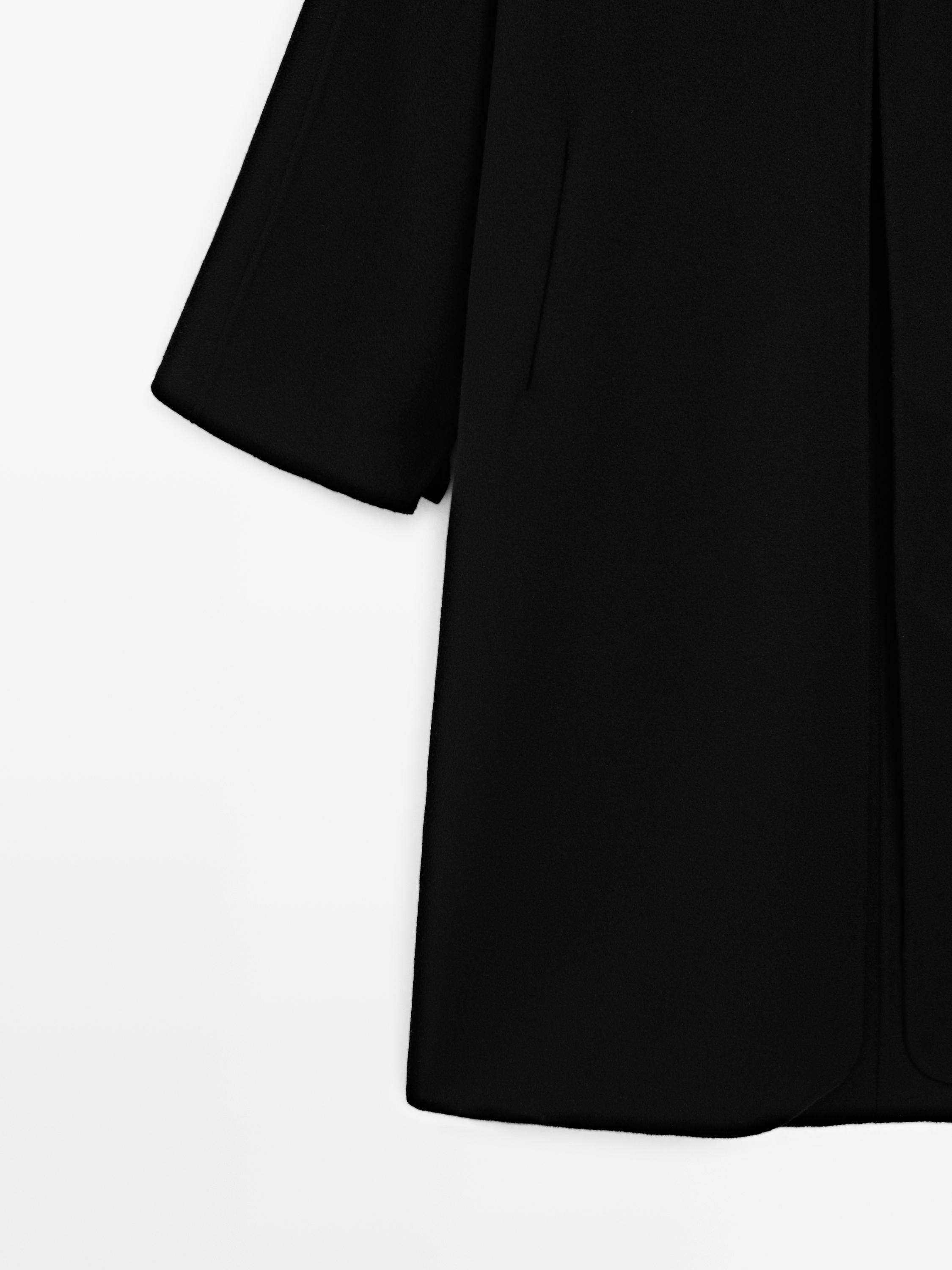 Manteau long à manches chauve-souris